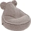 Detské kreslo Sako Bag medvedík Teddy, Bearly, svetlo sivá Náhľad obrázku produktu 1