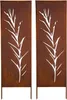 Sichtschutz Metal 4x - 160 x 50 cm - Edelrost - Rostoptik Produktbild-Vorschau 5
