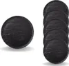Wilmax Assiette ronde 18 cm, lot de 6, SlateStone Noir Voir les images du produit 1