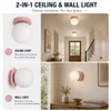 ARIA wandlamp, E27 fitting, met een bol van opaalglas Productafbeelding-voorbeeld 3