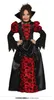 Costume da nobile contessa vampiro per bambini nero-rosso Anteprima dell’immagine prodotto 2