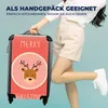 MuchoWow® Koffer Handgepäck Trolley Rollkoffer Kleine Produktbild-Vorschau 4