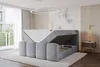 ALTDECOR Boxspringbett mit Fußteil - NINA-Z - 180x200  Grau Produktbild-Vorschau 3