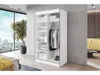 Easy4You S2 150 cm Weiß Schiebetüren Kleiderschrank Produktbild-Vorschau 3