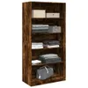 Kleiderschrank Räuchereiche 100x50x200 cm Holzwerkstoff Produktbild-Vorschau 3