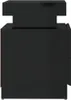 vidaXL Nachttisch Hochglanz-Schwarz 45x35x52 cm Produktbild-Vorschau 5