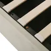 A close-up view of the underside of a bed frame, showing wooden slats and metal supports. Náhled obrázku produktu