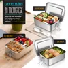 Arendo Lunchbox pour enfants et adultes, acier inoxydable, Voir les images du produit 2