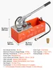 VEVOR Hydraulische Abdrückpumpe Druckprüfpumpe 7,57 L 0-60 Produktbild-Vorschau 7