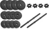 Gymtek sada činek 20kg - 2x rukojeti činek - 4x 2,5kg, 4x Náhled obrázku produktu 7