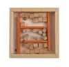 Jeu d'adresse en bois Labyrinthe 9x9cm 6f Voir les images du produit 4