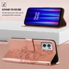 OnePlus Nord CE 2 5G Hülle, Schmetterling Prägung Flip Produktbild-Vorschau 2