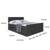ALTDECOR Boxspringbett mit Fußteil, 2 Matratzen und Topper Produktbild-Vorschau 6