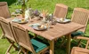 Teakholz Ausziehtisch Brighton rechteckig 240 x 120 cm als Produktbild-Vorschau 4