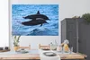 MuchoWow® Poster Delfin - Meer - Tier 180x120 cm - Produktbild-Vorschau 3