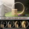 A bedside table with a sunrise alarm clock and a smartphone charging. Produktbild-Vorschau