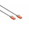 DIGITUS Patchkabel Cat6 U/UTP 2xRJ45 10.0m grau Hebelschutz Produktbild-Vorschau 2