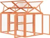 vidaXL Skříň pro volný výběh hnědá 141x94x104 cm Masivní Náhled obrázku produktu 4