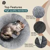 BLUZELLE Hundebett Kleine Hunde & Katzen, 50cm Hundekissen Produktbild-Vorschau 2