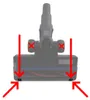Rowenta ruote asse spazzola scopa XForce 8.60 RH9611 RH9638 Anteprima dell’immagine prodotto 3
