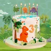 Candele per torta dinosauri 12pz - Anteprima dell’immagine prodotto 4