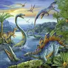 Puzzle 3x49 pièces, La fascination des dinosaures, Voir les images du produit 2