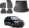 Fußmatten & Kofferraumwanne Set für Audi Q7 4M 2015-2025 Produktbild-Vorschau 1