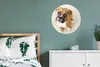 MuchoWow® Rundes Wandbild - Runde Bilder Boxerwelpe blickt Produktbild-Vorschau 4