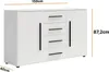 Modena K2D4SZ Kommode, 150 cm – Moderne dressoir met 4 Productafbeelding-voorbeeld 4