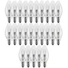 25 x Spectrum Halogen Leuchtmittel Kerzen 28W fast 40W E14 Produktbild-Vorschau 1