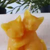 Candela in cera d'api Candela gatto coccolone 7 cm Anteprima dell’immagine prodotto 2
