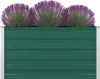 vidaXL Zvýšená postel 100 x 100 x 45 cm Pozinkovaná ocel Náhled obrázku produktu 6