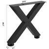 VEVOR Lot de 2 pieds de table en X Patins de table Voir les images du produit 8