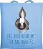 Mr. & Mrs. Panda Shopping Tasche Stinktier Angriff - Sky Produktbild-Vorschau 1