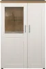 trendteam Wohnen Vitrine Shade Andersen Pine weiß 95 x 140 Produktbild-Vorschau 1