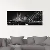 ARTland Glasbild Kölner Dom_schwarz-weiß Größe: 125x50 cm Produktbild-Vorschau 5