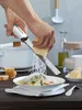 Hands grating cheese over a bowl of food. Anteprima dell’immagine prodotto