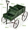 COSTWAY Support à fleurs Chariot en bois Chariot à plantes Voir les images du produit 5