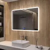 AQUABATOS LED Badezimmerspiegel 100x70 Produktbild-Vorschau 1