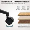 HOMCOM kancelářská židle pro domácí kancelář s prohnutým Náhled obrázku produktu 7