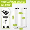 BOMI® Türschutzgitter Extrahoch 73-161 cm | Ohne Bohren | Produktbild-Vorschau 2