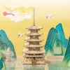 FORSMANO 3D Holzpuzzle Fünfstöckige Pagode, mit 275 Produktbild-Vorschau 2