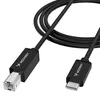 Câble Wozinsky WKDDY1S USB-B - USB-C 1 m - Noir Voir les images du produit 1