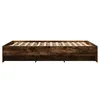 Bettgestell Räuchereiche 135x190 cm Holzwerkstoff Produktbild-Vorschau 6