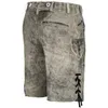 PAULGOS Herren Trachten Lederhose Kurz - HK5 ANTIK - Echtes Produktbild-Vorschau 2