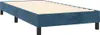Boxspringbett mit Matratze & LED Dunkelblau 100x200 cm Samt Produktbild-Vorschau 4