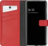 Selencia Echtleder Klapphülle Samsung Galaxy S21 FE - Rot Produktbild-Vorschau 1