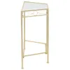 vidaXL Beistelltisch Vintage-Stil Metall 87x34x73 cm Gold - Produktbild-Vorschau 4