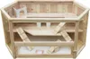 MyPets® Kleintierkäfig VILLA Nagerkäfig Holz Hamsterkäfig Produktbild-Vorschau 1