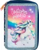 Einhorn 3 Fach Federtasche gefüllt Federmäppchen Federmappe Produktbild-Vorschau 5